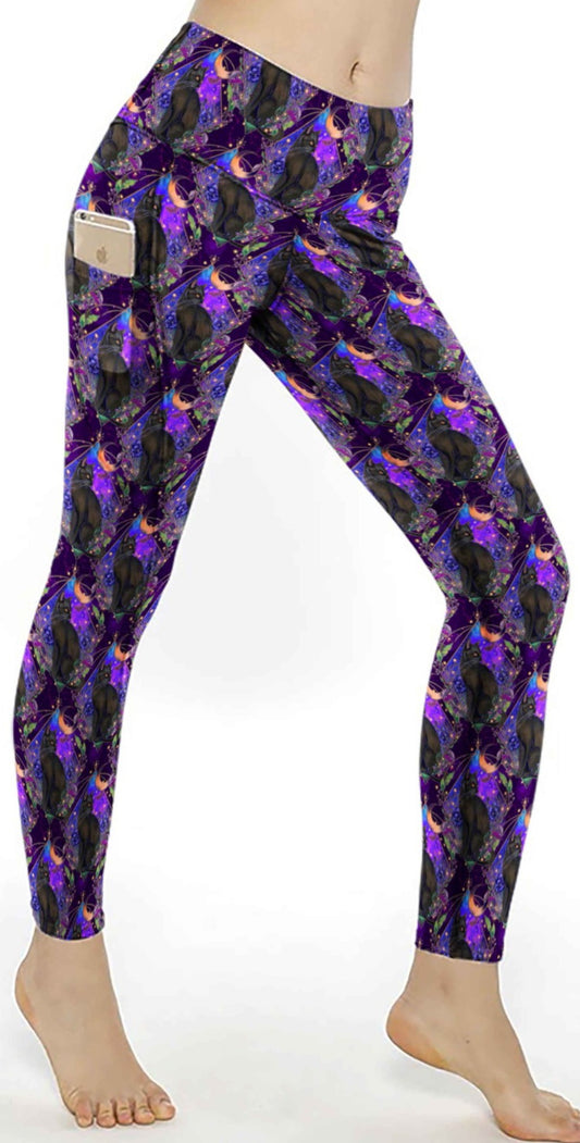 PRE ORDER Feline friend pocket leggings
