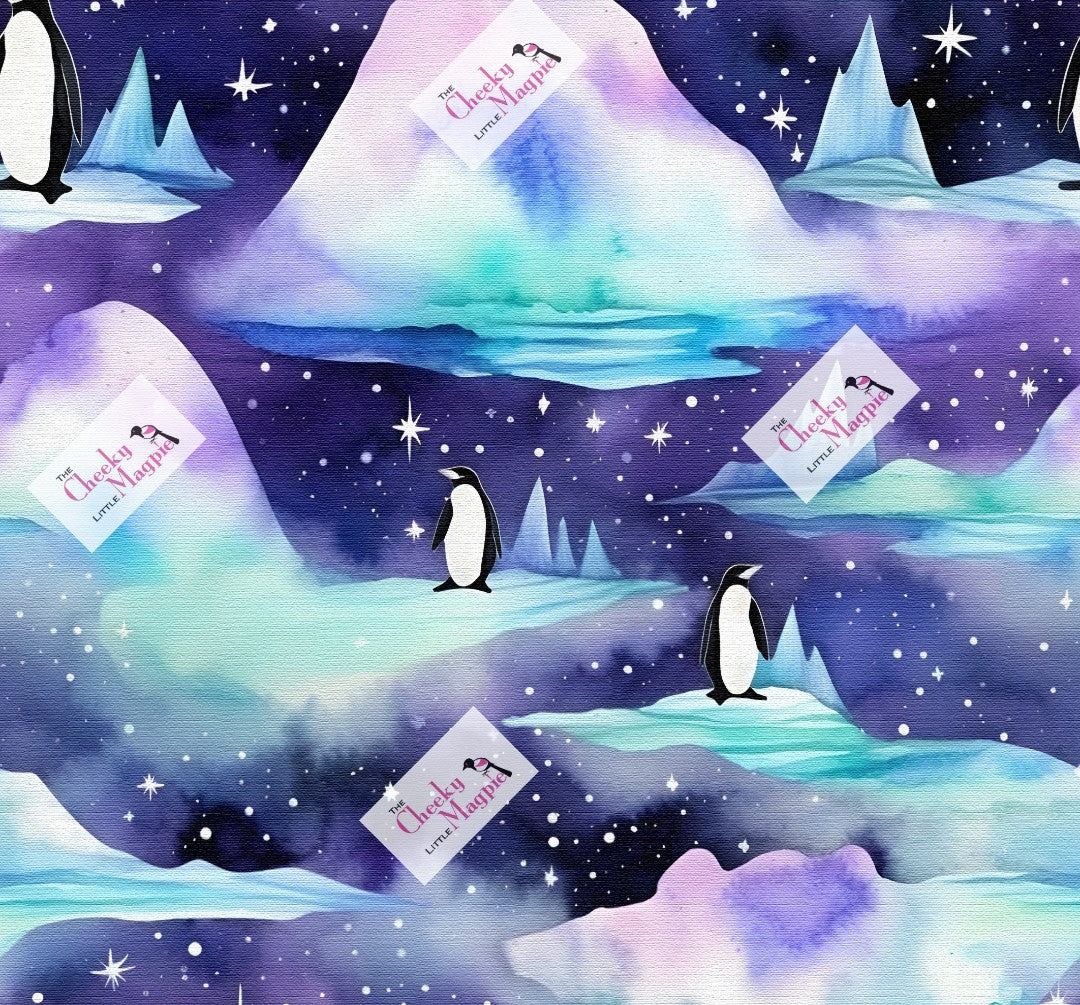 PRE ORDER Penguins Wrap dress (3/4 sleeve)