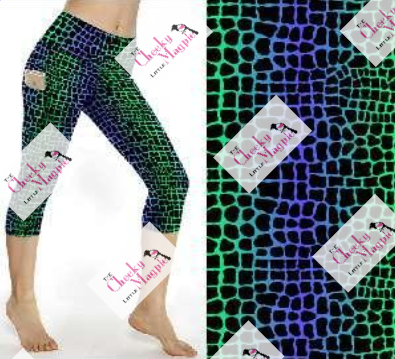 Crocodile Rock Capri Pockets