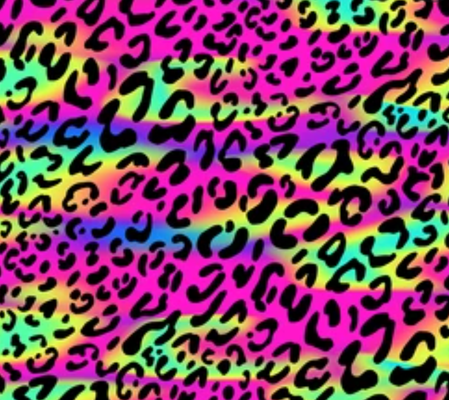 Neon Leopard POCKETS